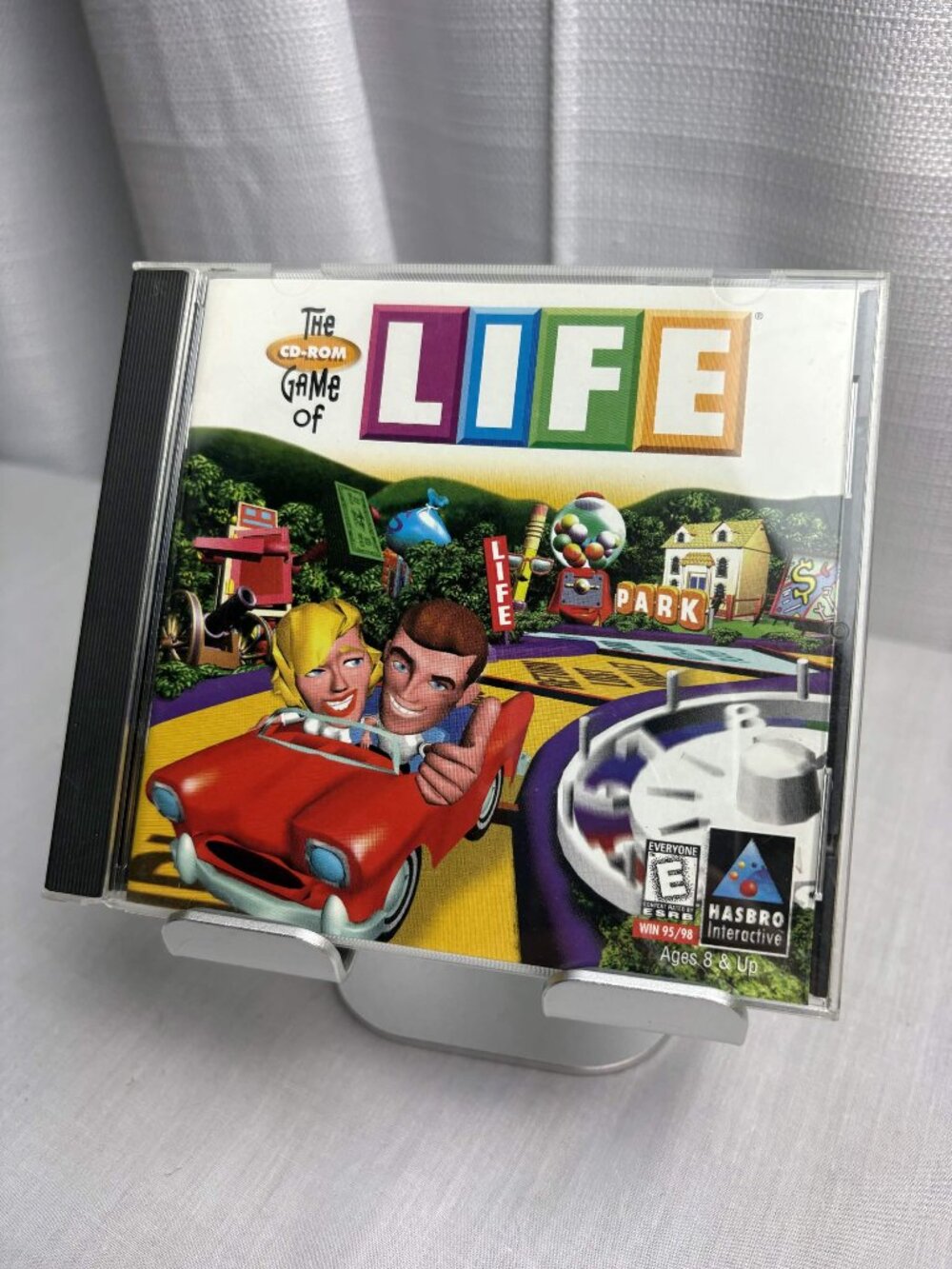The Game of Life PC CD-ROM Game and Manual 1998 Hasbro Interactive Disc